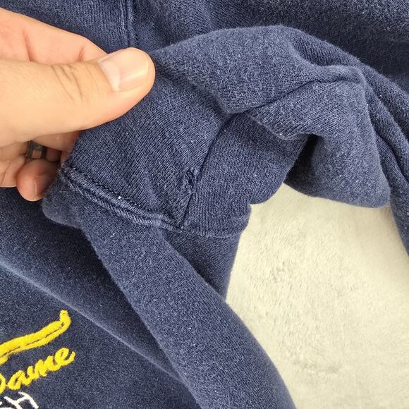 Vintage Notre Dame Sweatshirt Mens Large Fighting Irish Team Edition Apparel 90s - Picture 8 of 12